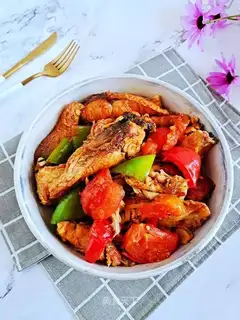Red-burned fish