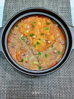 Tomato fried beef pan