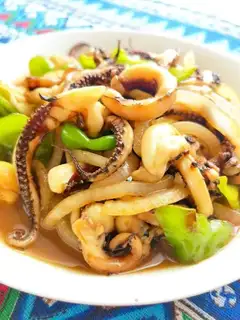 Fired squid