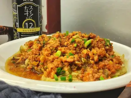 Garlic pork and eggplant