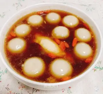 Red sugar soup