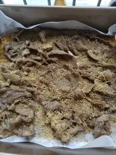 Roasted steak