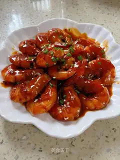 Cheese juice and shrimp