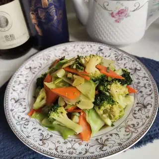 Carrot and broccoli