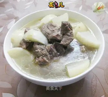 radish cowtail soup