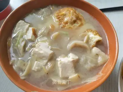 Tofu soup