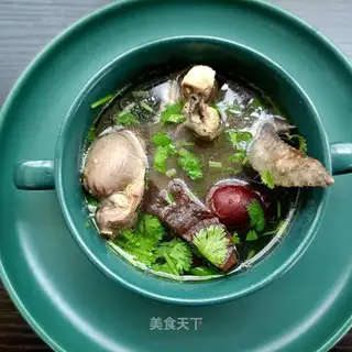 The chicken soup