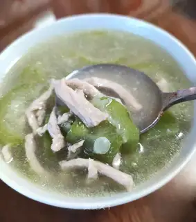 Smelt and meat soup