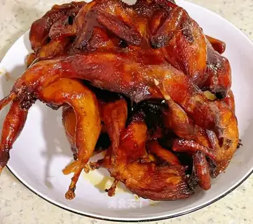 Baking quail
