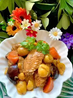 Chestnut mushroom chicken wings