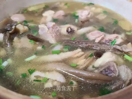 Rogue mushroom chicken stew
