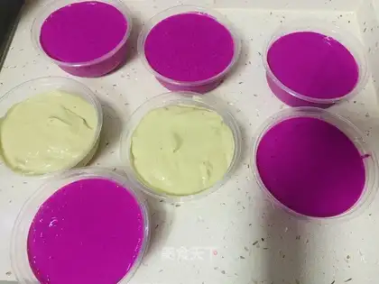 Homemade fruit ice cream