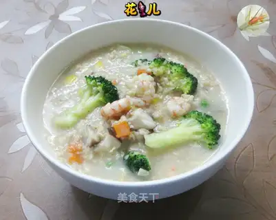 Shrimp oatmeal