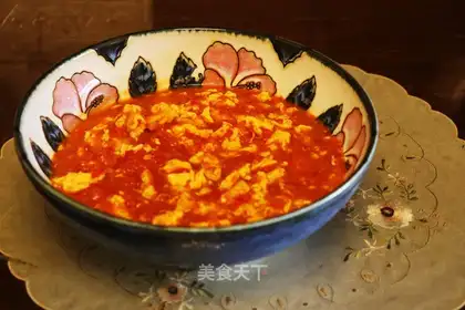 Tomato fried eggs