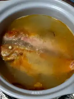 Red fish soup