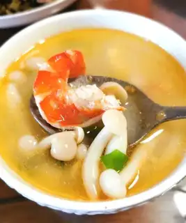White mackerel soup