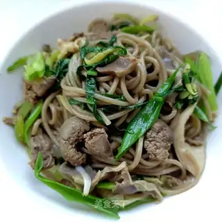Chicken barley noodles