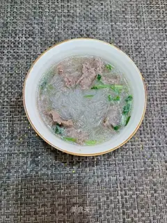 Beef fan soup