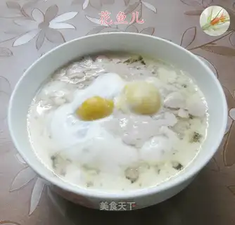 Steam in duck eggs