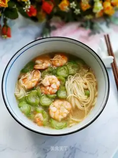 Shrimp melon noodles