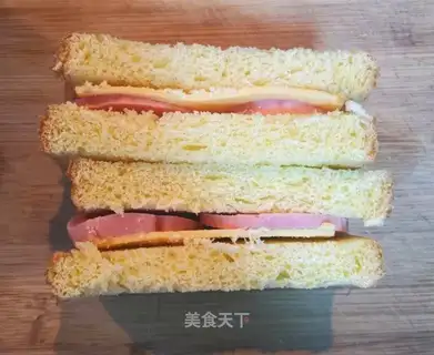 Ham cheese sandwich