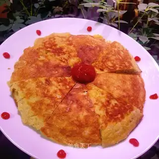 Banana omelet