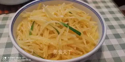 Clear the potatoes