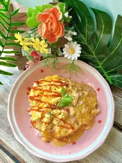 Pumpkin's salmon and eggs