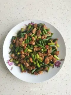Garlic fried meat