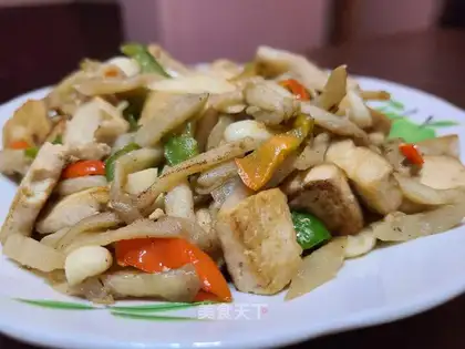 Cheese fried tofu