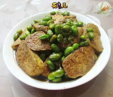 Soybeans, sour chicken