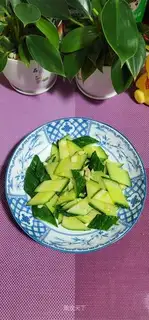 Clear the cucumbers