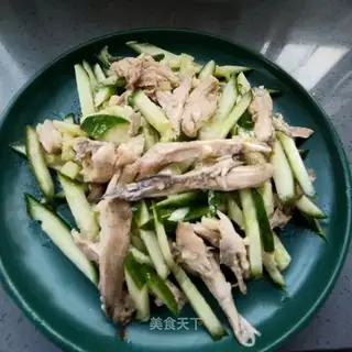 Dutch cucumber with chicken
