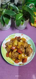 Chestbone and potatoes