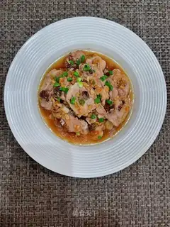 Garlic steam chicken