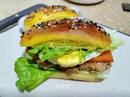 A chicken burger from Orleans