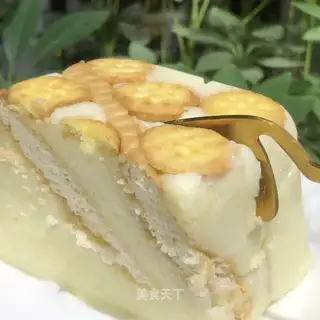 Milk cracker pudding