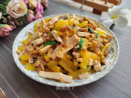 Pumpkin tofu