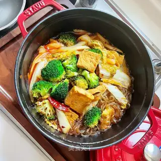 Spicy cabbage tofu