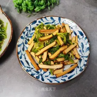 Soy-dry, fried celery