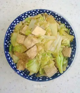 The cabbage is frozen tofu
