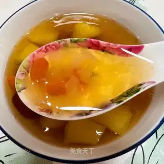 Silver-eared apple sugar