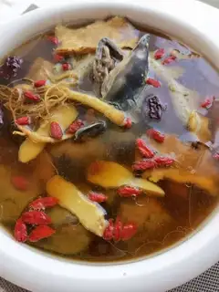 Half a bottle of seafood