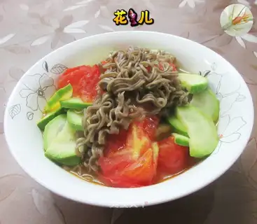 Tomato silt noodles