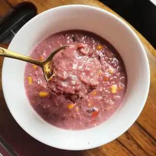 Five oatmeal milk corn congee
