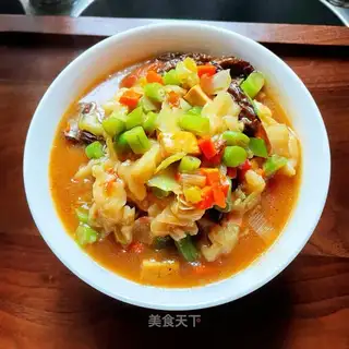 Pumpy soup for sheep belly