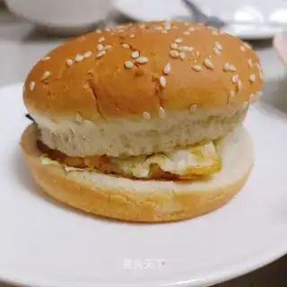 Chicken steak burger