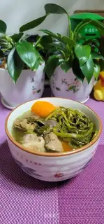 Pork duck's kidney veal pork soup