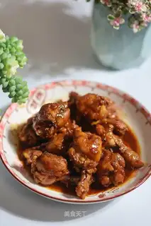 Red chicken leg