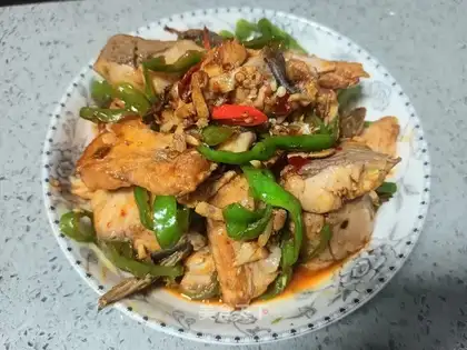 Red-burned fish